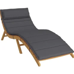 vidaXL hynde til liggestol 180x60x4 cm oxfordstof antracitgrå