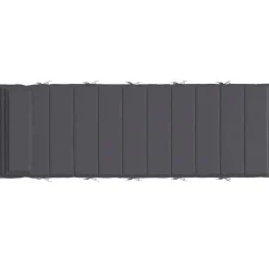 vidaXL hynde til liggestol 180x60x4 cm oxfordstof antracitgrå