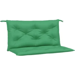 vidaXL hynder til havebænk 2 stk. 100x50x7 cm oxfordstof grøn