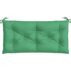 vidaXL hynder til havebænk 2 stk. 100x50x7 cm oxfordstof grøn