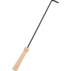 vidaXL 2-i-1 bålfad og grill med ildrager 56x56x49 cm stål