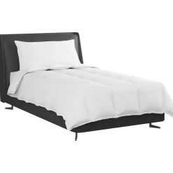 vidaXL 2-i-1 Dyne med pude 2 pcs Hvid Dunfjer