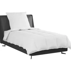 vidaXL 2-i-1 Dyne med pude 2 pcs Hvid Dunfjer