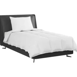 vidaXL 2-i-1 Dyne med pude 2 pcs Hvid Dunfjer
