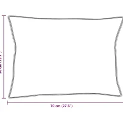vidaXL 2-i-1 Dyne med pude 2 pcs Hvid Dunfjer