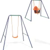 vidaXL 2-i-1 gynge og babygynge orange