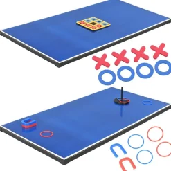vidaXL 15-i-1 multi-spillebord 121 x 61 x 82 cm ahorn