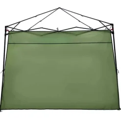 vidaXL Indertelt med tag med opbevaring Grøn 303 x 303 x 196 cm taft