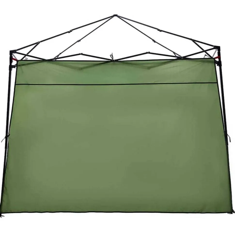 vidaXL Indertelt med tag med opbevaring Grøn 303 x 303 x 196 cm taft