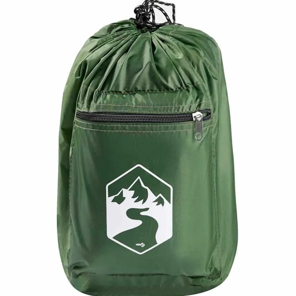 vidaXL Indertelt med tag med opbevaring Grøn 303 x 303 x 196 cm taft