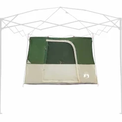 vidaXL Indertelt med tag med opbevaring Grøn 280 x 220 x 176 cm taft
