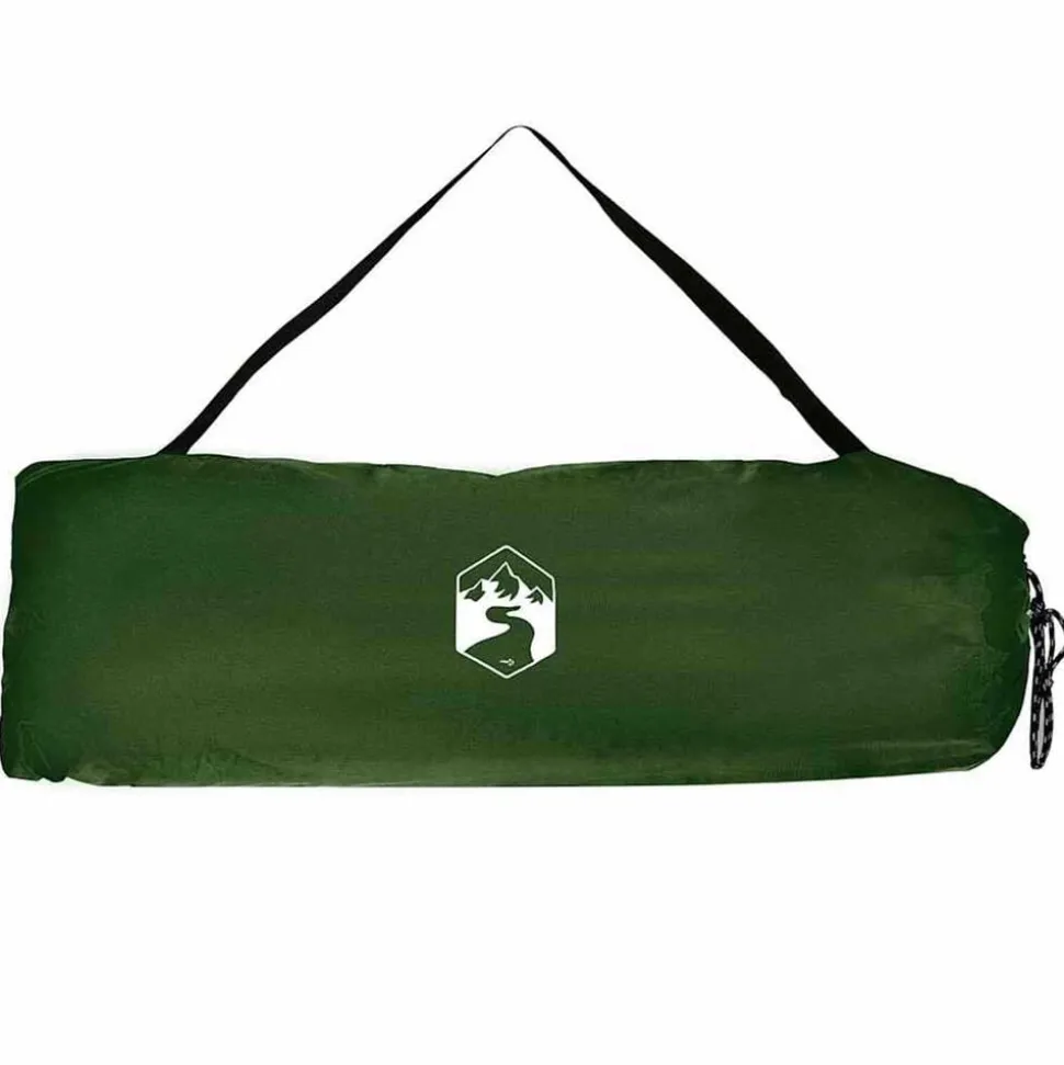 vidaXL Indertelt med tag med opbevaring Grøn 280 x 220 x 176 cm taft