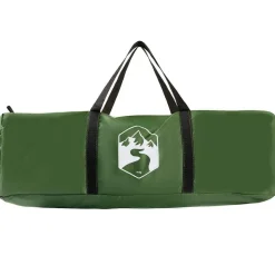 vidaXL Indertelt med tag med opbevaring Grøn 291 x 291 x 240 cm taft