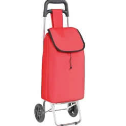 vidaXL Indkøbsvogn Rød 35 x 28 x 92 cm Oxford stof