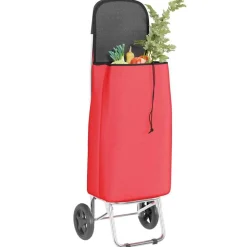 vidaXL Indkøbsvogn Rød 35 x 28 x 92 cm Oxford stof