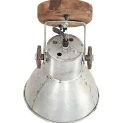 vidaXL industrielle væg-/loftlamper 2 stk. 20x25 cm E27 sølvfarvet