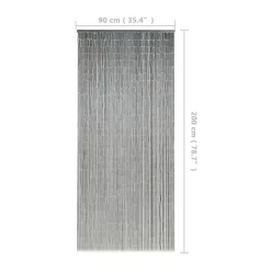 vidaXL insektgardin 90 x 200 cm bambus