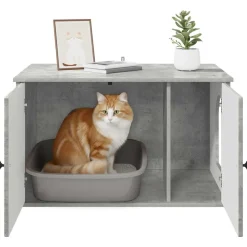 vidaXL Kat Hus Beton 85 x 55 x 50 cm Konstrueret træ