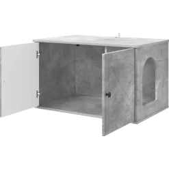vidaXL Kat Hus Beton 85 x 55 x 50 cm Konstrueret træ