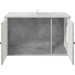 vidaXL Kat Hus Beton 85 x 55 x 50 cm Konstrueret træ