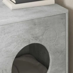 vidaXL Kat Hus Beton 42,5 x 40 x 53 cm Konstrueret træ