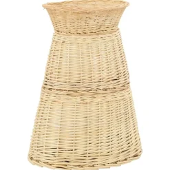 vidaXL kattekurve med hynder 3 stk. 47 x 34 x 60 cm naturligt piletræ