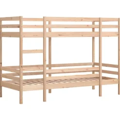 vidaXL køjeseng 80x200 cm massivt fyrretræ