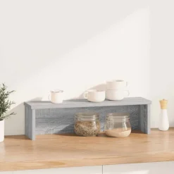 vidaXL køkkenstativ kan stables 50x15x16 cm grå sonoma-eg