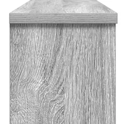 vidaXL køkkenstativ kan stables 50x15x16 cm grå sonoma-eg