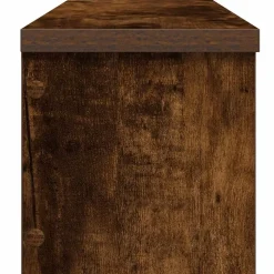 vidaXL køkkenstativ kan stables 50x15x16 cm røget egetræsfarve