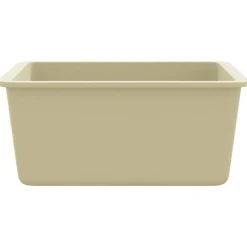 vidaXL køkkenvask granit enkelt vask beige