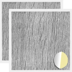 vidaXL Klæbende Skrue Cover 2 pcs Grå Sonoma Ø 20 x 0,5 mm