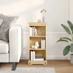 vidaXL klædeskab Corona 46x29x100 cm massivt fyrretræ