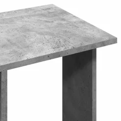 vidaXL klædeskab med hjul 102x38x110 cm konstrueret træ betongrå
