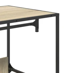 vidaXL klædeskab 90x50x180 cm konstrueret træ sonoma-eg