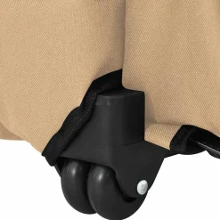 vidaXL kæledyrsvogn 3-i-1 design sand 48x32x(57-106) cm oxfordstof