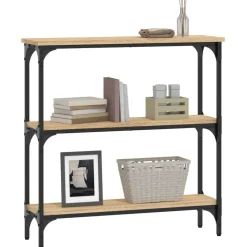 vidaXL konsolbord Sonoma eg 75x22,5x75 cm konstrueret træ