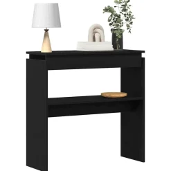 vidaXL konsolbord 80x30x80 cm konstrueret træ betongrå