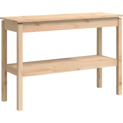 vidaXL konsolbord 110x40x75 cm massivt fyrretræ
