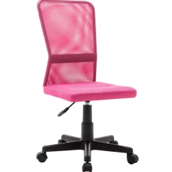 vidaXL kontorstol 44x52x100 cm meshstof pink