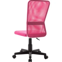 vidaXL kontorstol 44x52x100 cm meshstof pink