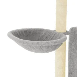 vidaXL kradsetræ med sisalkradsestolper 96,5 cm lysegrå