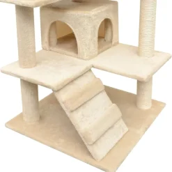 vidaXL kradsetræ med sisal til katte 125 cm beige