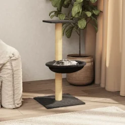 vidaXL kradsetræ med sisalkradsestolpe 74 cm mørkegrå
