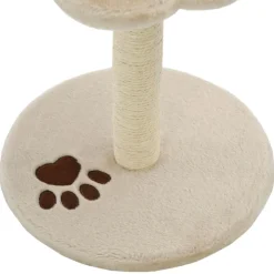 vidaXL kradsetræ til katte med sisal-kradsestolper 40 cm beige og brun
