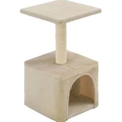vidaXL kradsetræ til katte med sisal-kradsestolper 55 cm beige