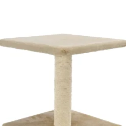 vidaXL kradsetræ til katte med sisal-kradsestolper 55 cm beige
