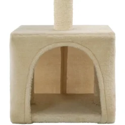 vidaXL kradsetræ til katte med sisal-kradsestolper 55 cm beige