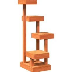 vidaXL kradsetræ 45,5x49x103 cm massivt fyrretræ gyldenbrun