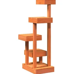 vidaXL kradsetræ 45,5x49x103 cm massivt fyrretræ gyldenbrun